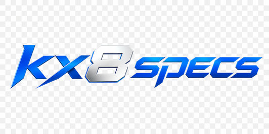 kx8 specs logo